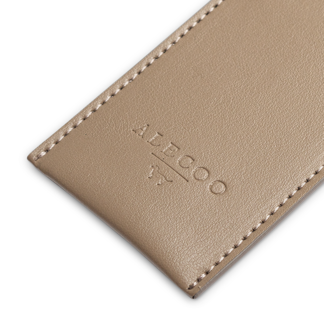 Poopbag holder Classy taupe - gold