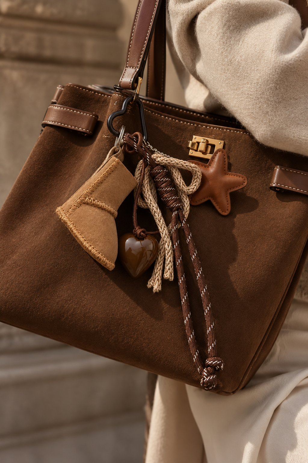 Bag Charm Winter Boot