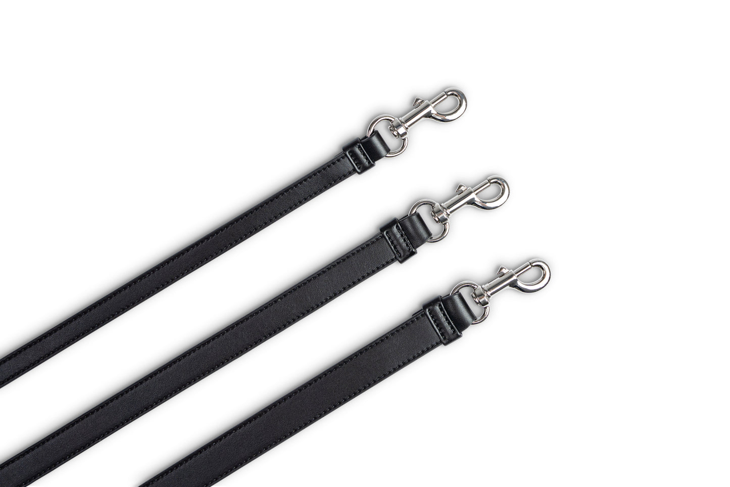 Dog leash Classy coal - silver