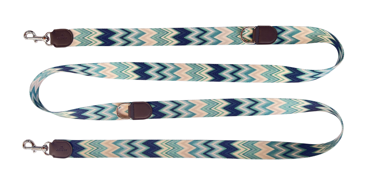 Hundeleine Chevron Azure