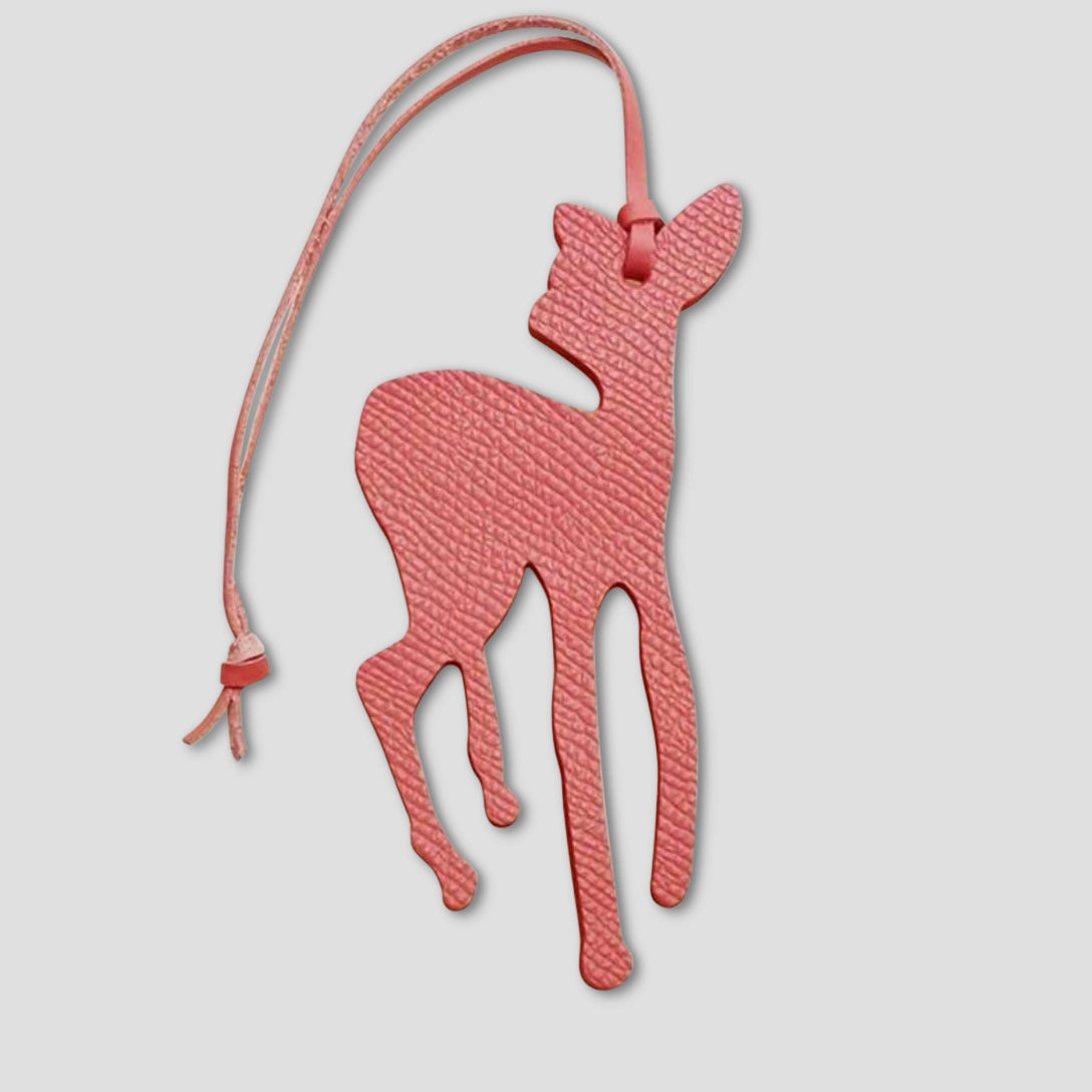 Bambi bag charm pink