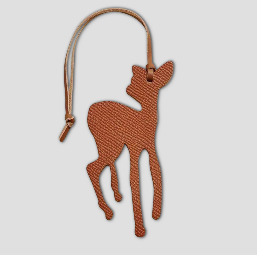 Bambi bag charm cognac