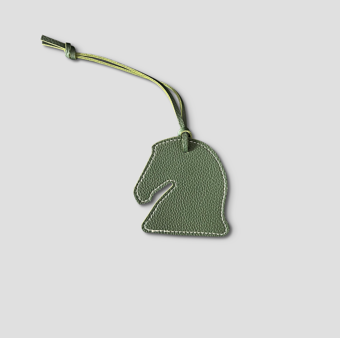 Pferde Taschenanhänger dark green