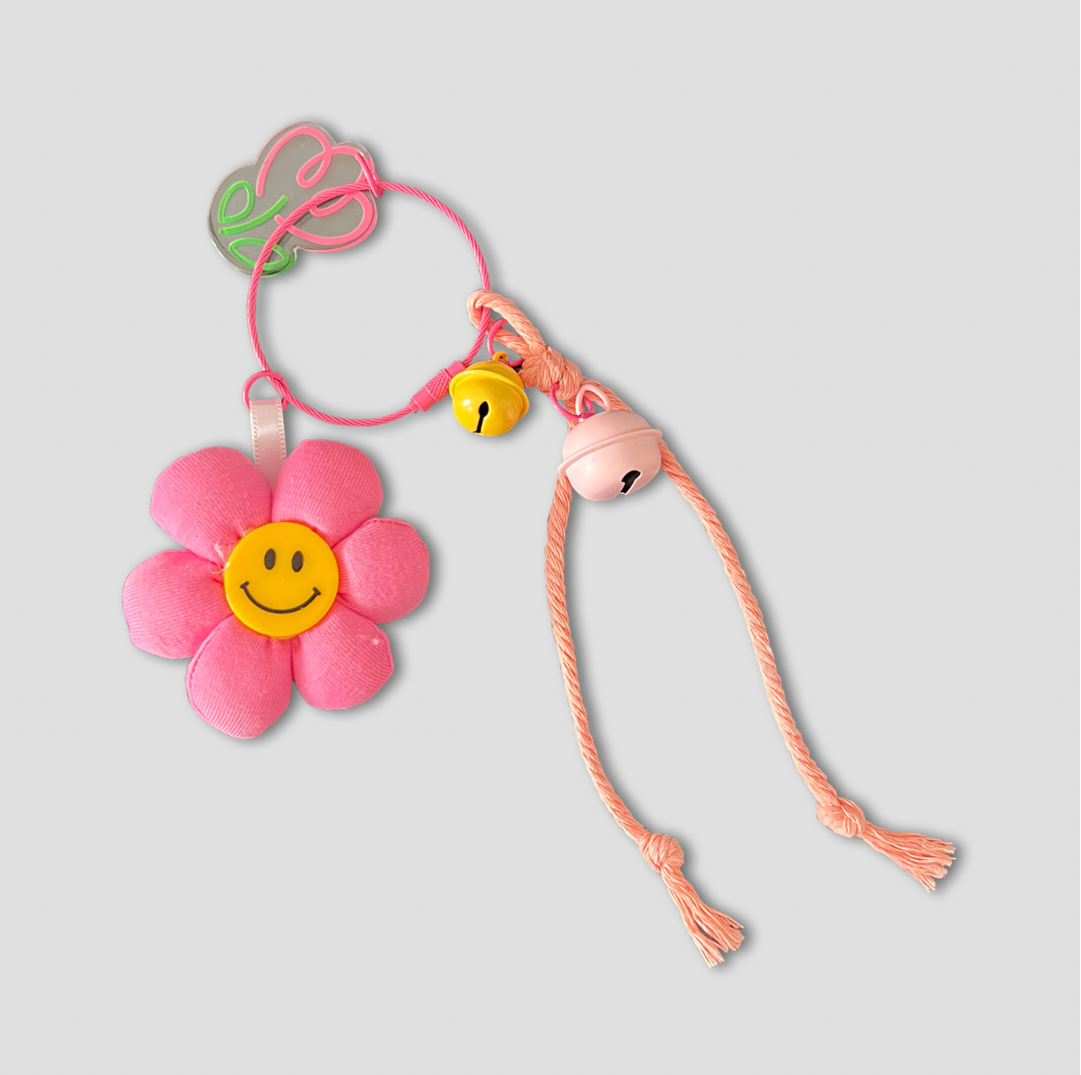 Flower Taschenanhänger pink