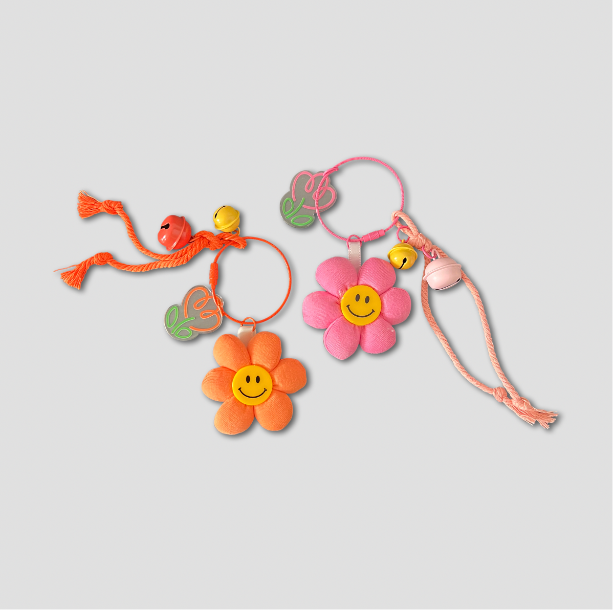 Flower Taschenanhänger orange