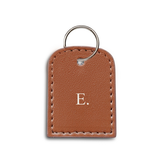 Letter Tag Classy - cognac