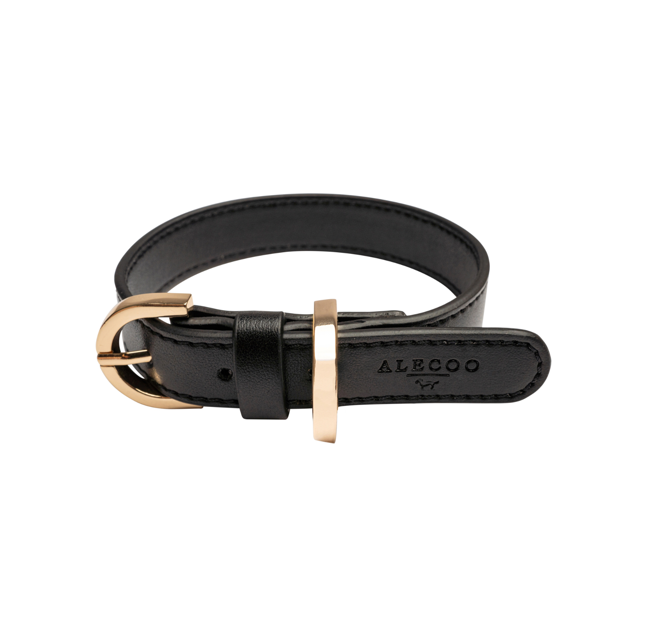 Hundehalsband Classy coal - gold