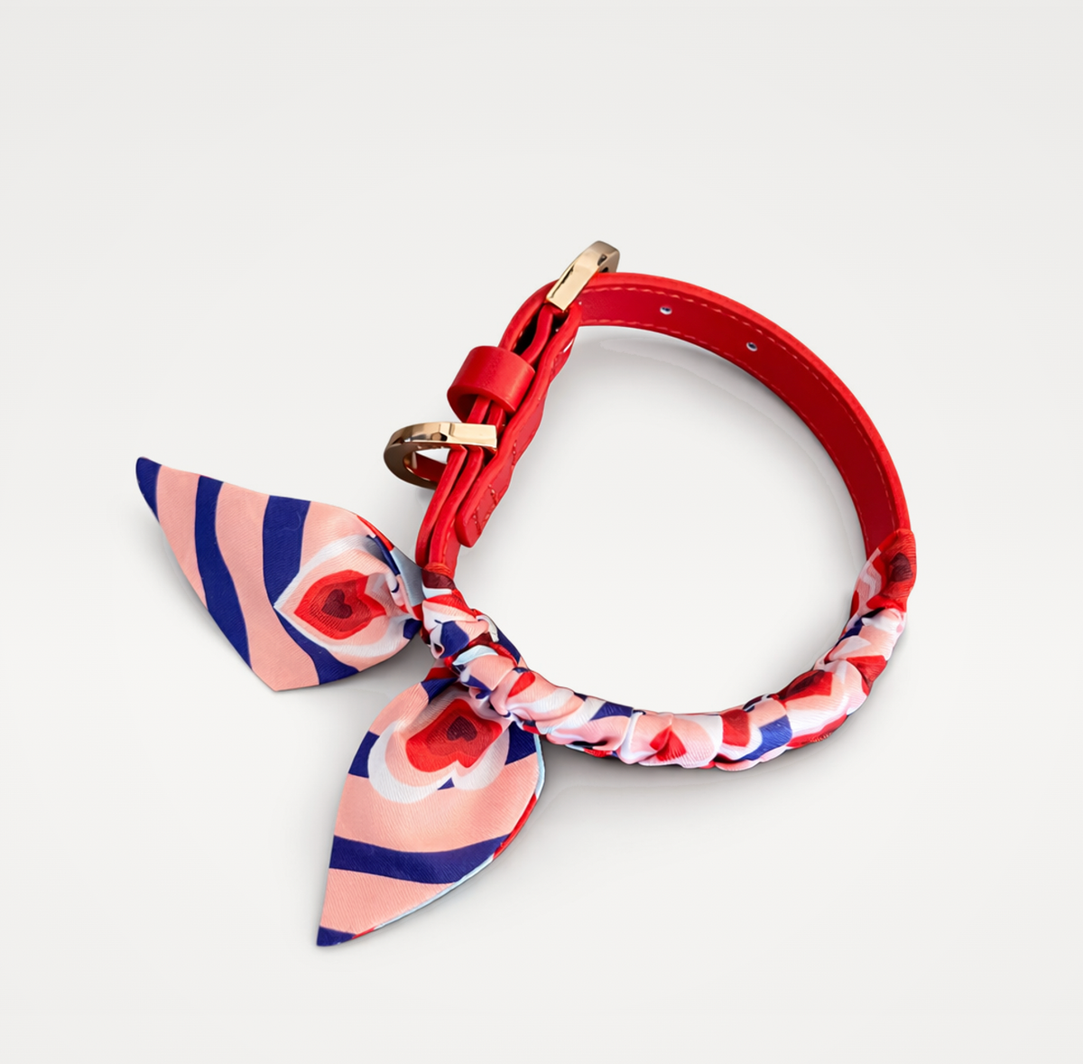 Dog Collar Twilly Valentine - rose