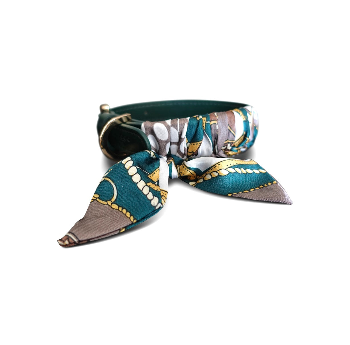 Hundehalsband Twilly Classy - dark green