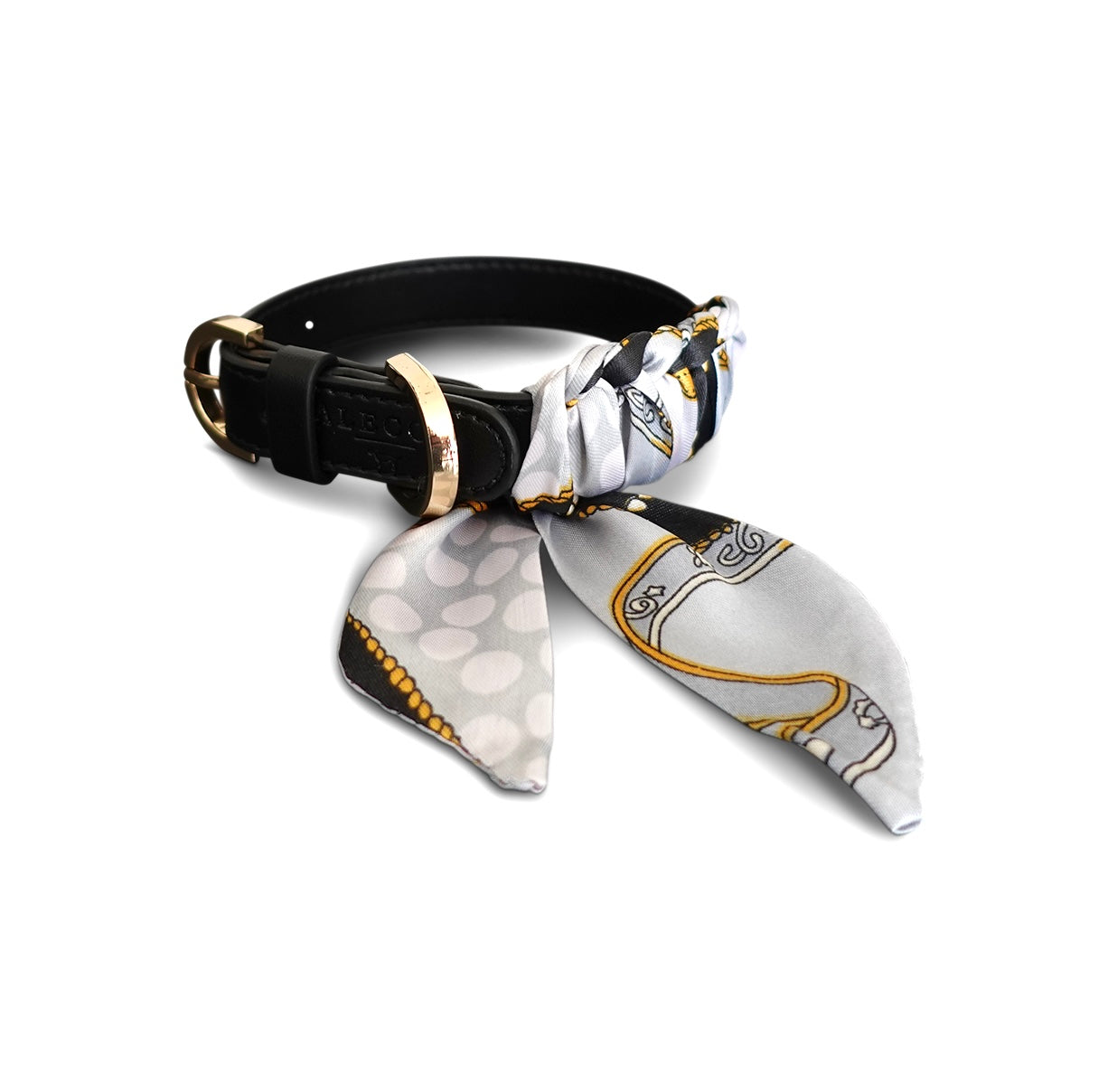Dog collar Twilly Classy - black