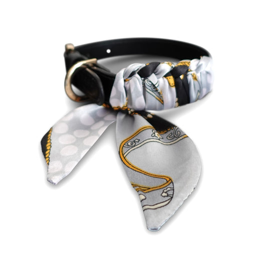 Hundehalsband Twilly Classy - black