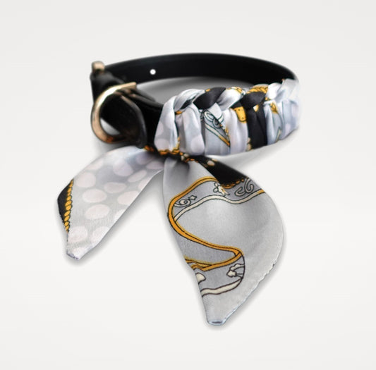 Dog collar Twilly Classy - black