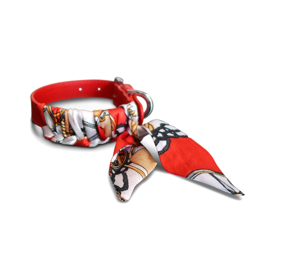 Hundehalsband Twilly Classy - red