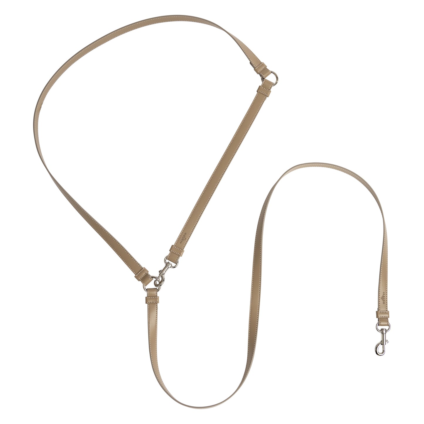 Hundeleine Classy sand - silber