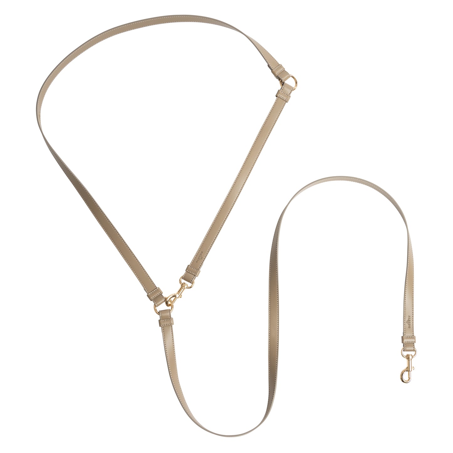 Dog leash Classy sand - gold