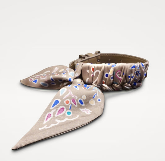 Dog collar Twilly Celeste Dune