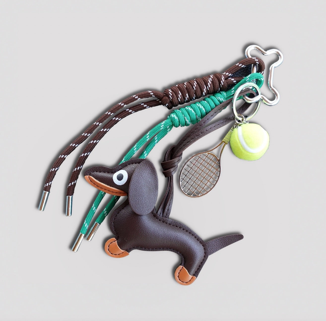 Dackel Anhänger Tennis Rope