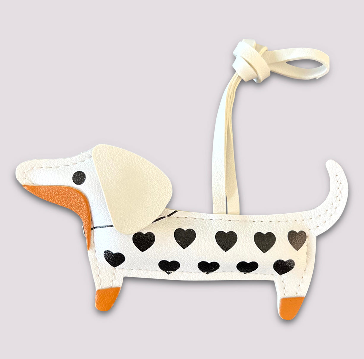 Dachshund heart pendant