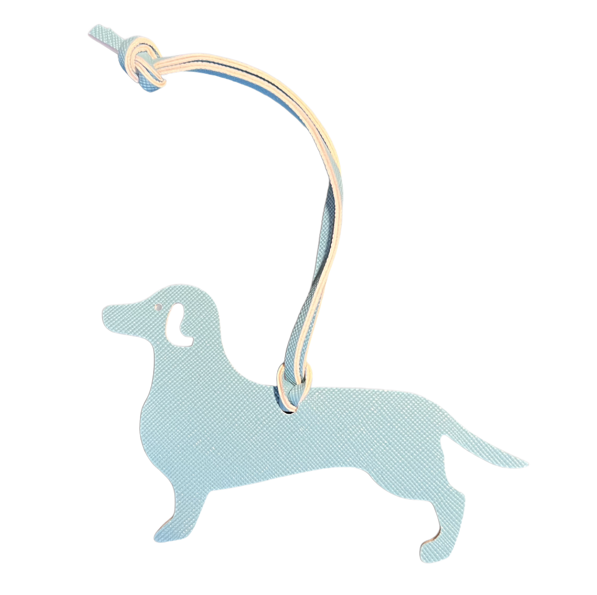 Dackel Anhänger turquoise
