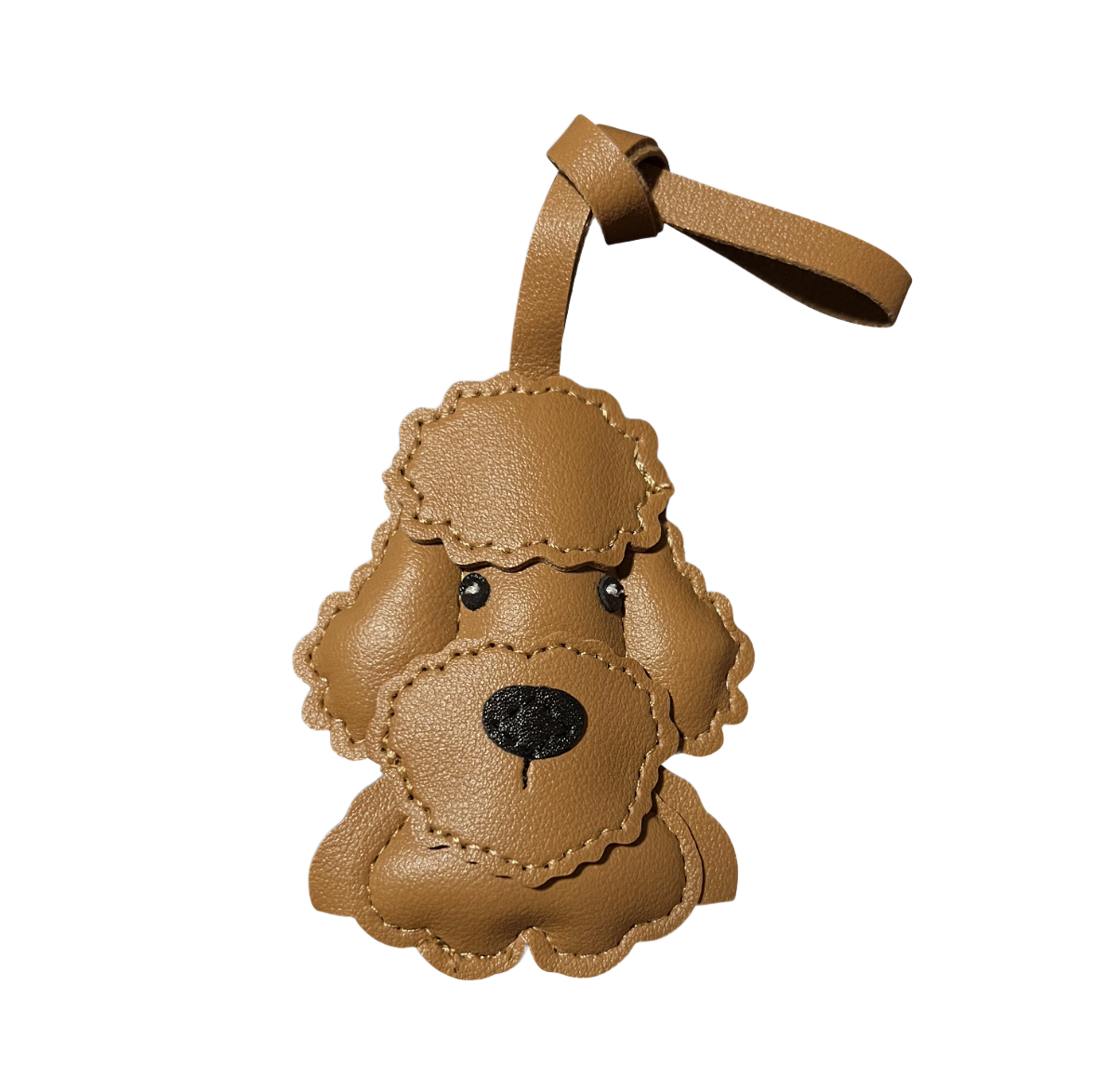 Poodle Teddy Anhänger brown