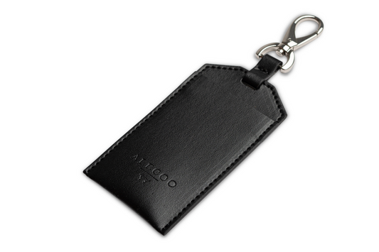 Poopbag holder Classy black - silver