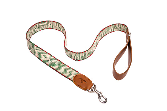 Dog leash Aponi green