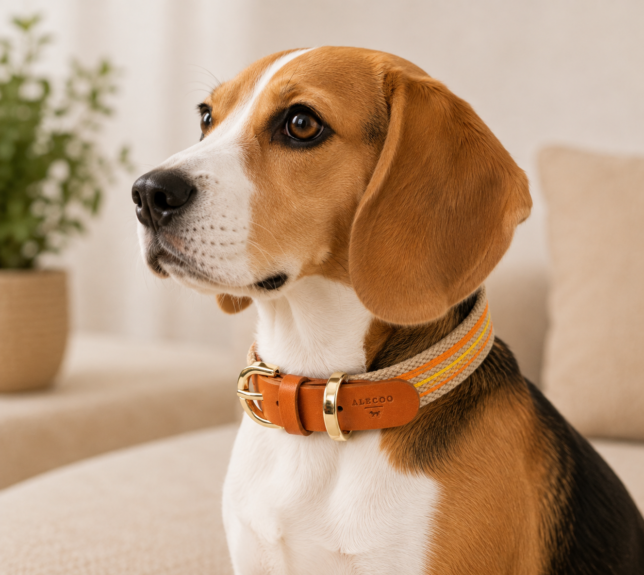 Hundehalsband CANVAS - sol