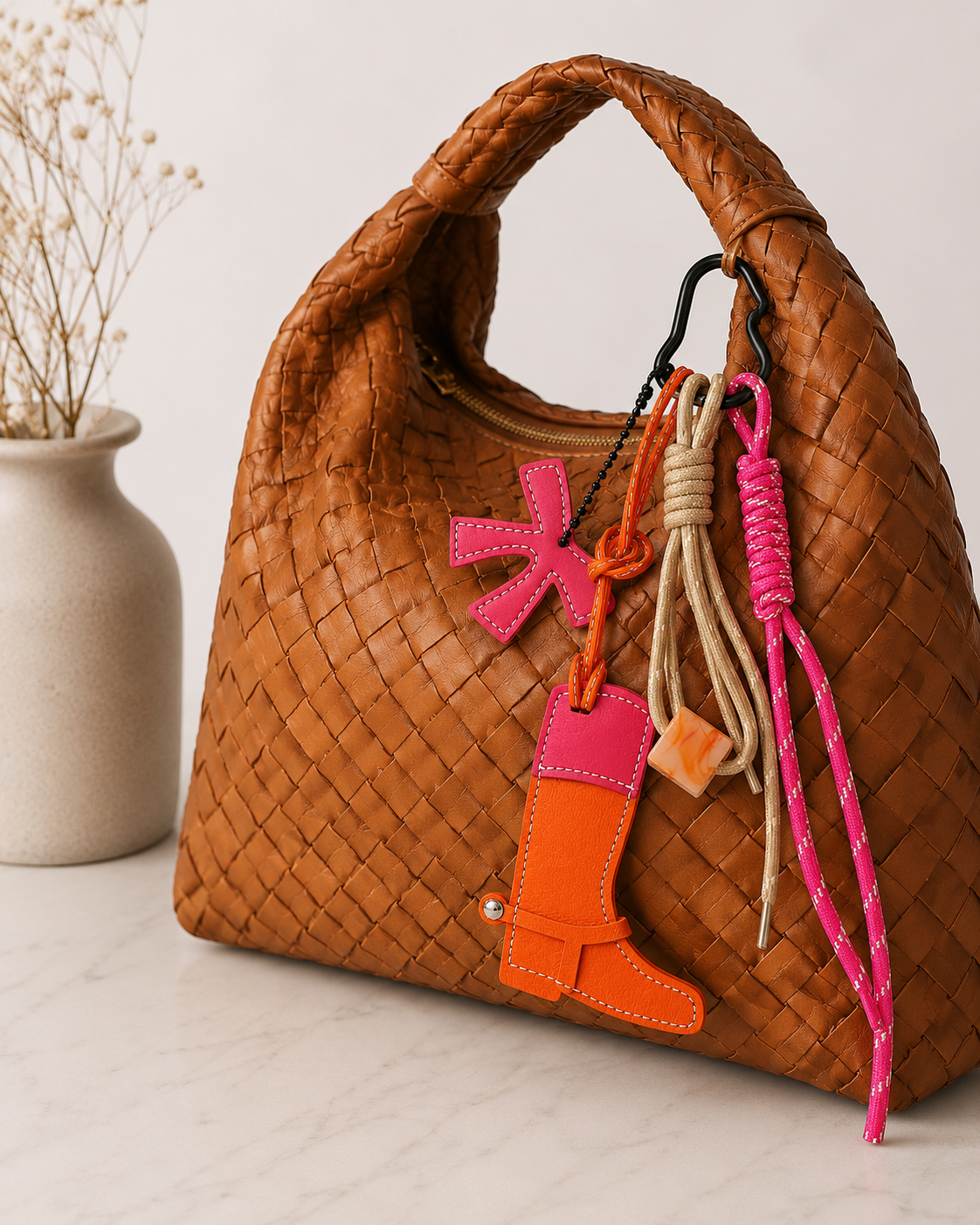 Boot Taschenanhänger - orange