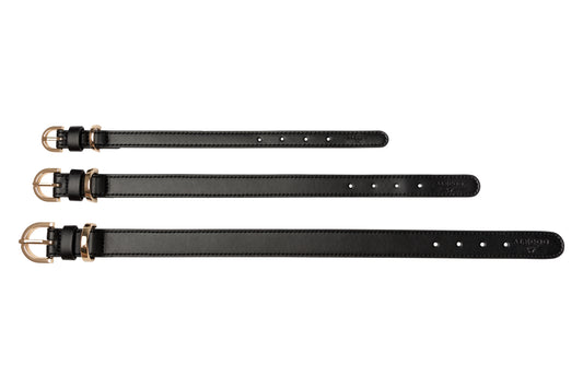 Hundehalsband Classy black - gold