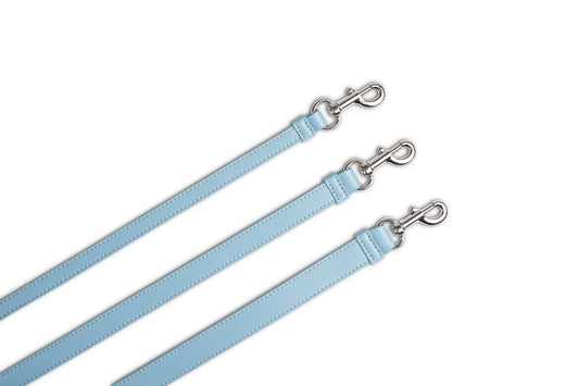 Hundeleine Classy light blue - silber