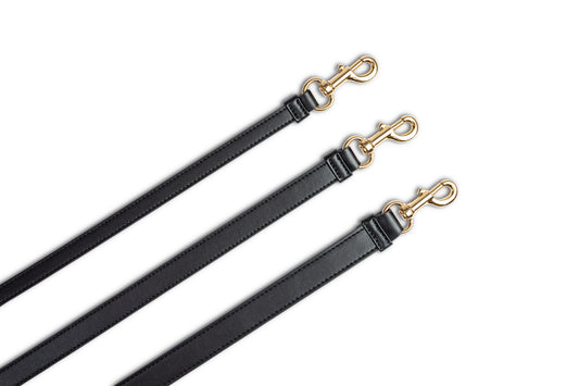 Hundeleine Classy black - gold