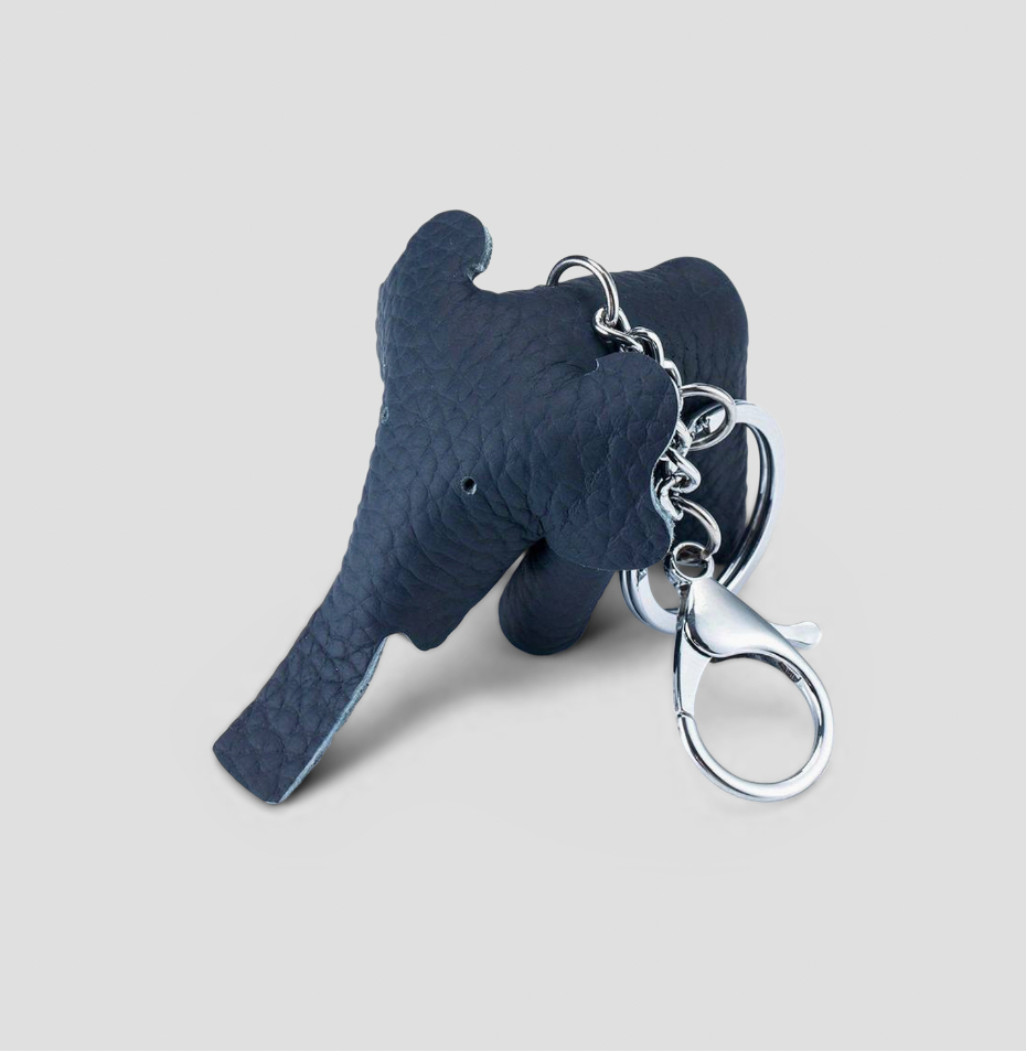 Elefant Schlüsselanhänger navy