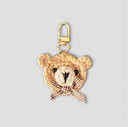 Bear Anhänger beige