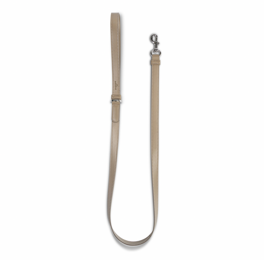 Hundeleine Classy taupe - silver
