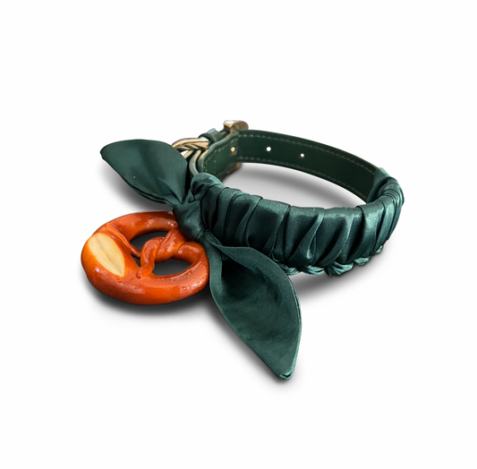 Hundehalsband Brezn dark green - Limited Edition