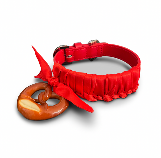 Hundehalsband Brezn red - Limited Edition