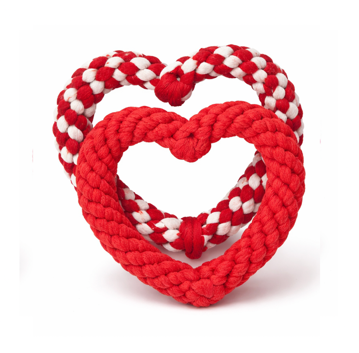 Hundespielzeug Herz-Set - red