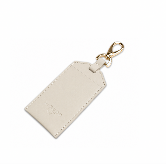 Poopbag holder Classy taupe - gold
