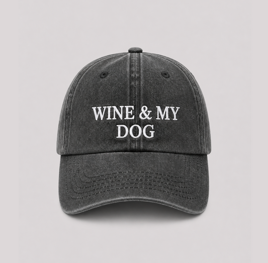 Cap - Wine & My Dog