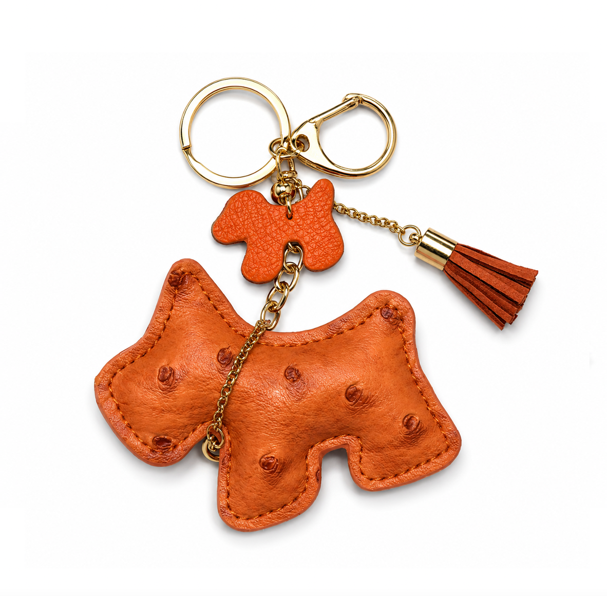 Schlüsselanhänger Dog - orange