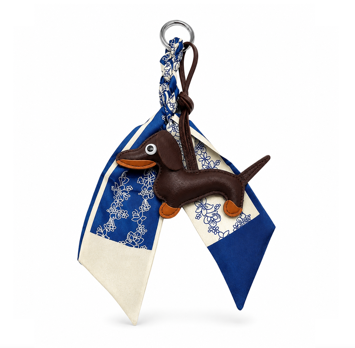 Dackel Taschenanhänger Twilly - blue