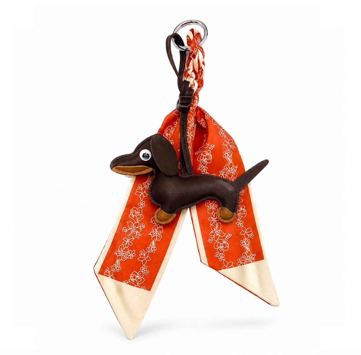 Dackel Taschenanhänger Twilly - mandarine