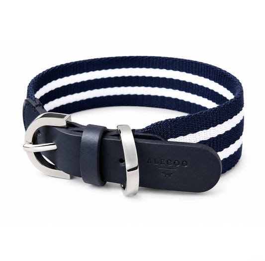 Hundehalsband STRIPES - navy