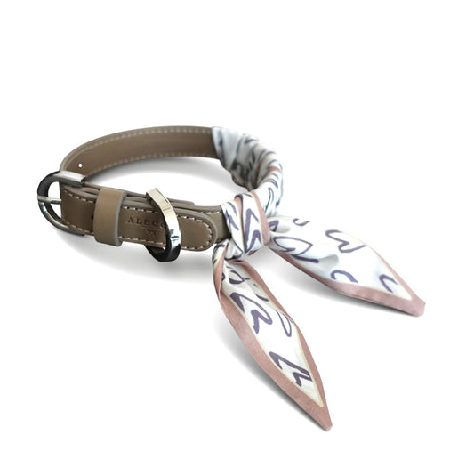 Hundehalsband Twilly Heart - Blush