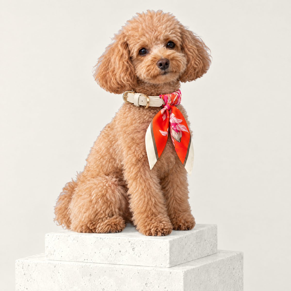 Hundehalsband Twilly Monte Carlo von ALECOO am Pudel