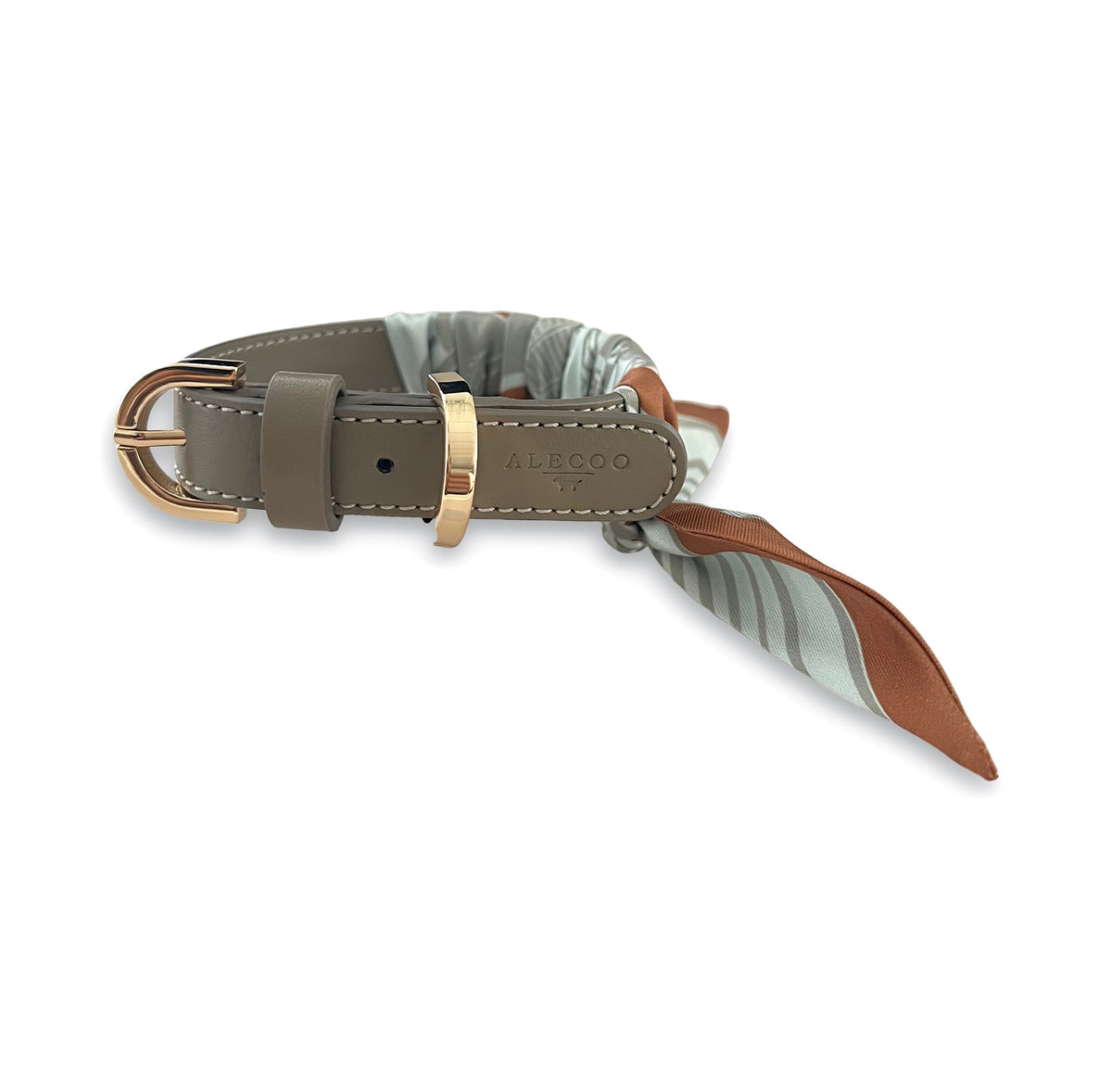 Hundehalsband Twilly Saint Germain - taupe