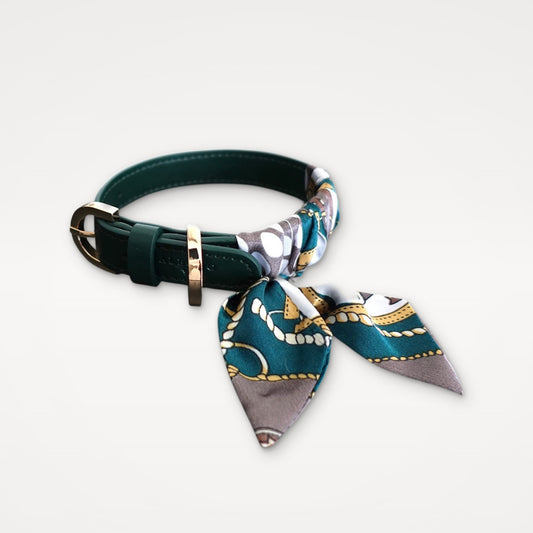 TWILLY Halsband Classy dark green