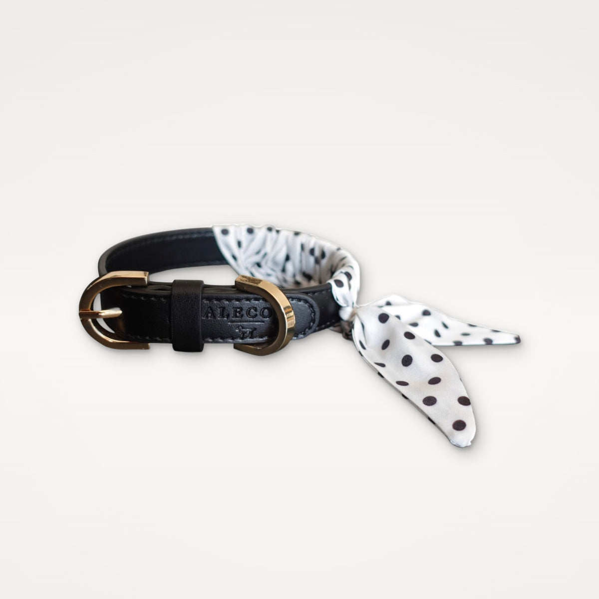 TWILLY Halsband Polka Dots white