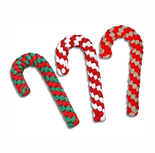 Hundespielzeug Zuckerstangen-Set