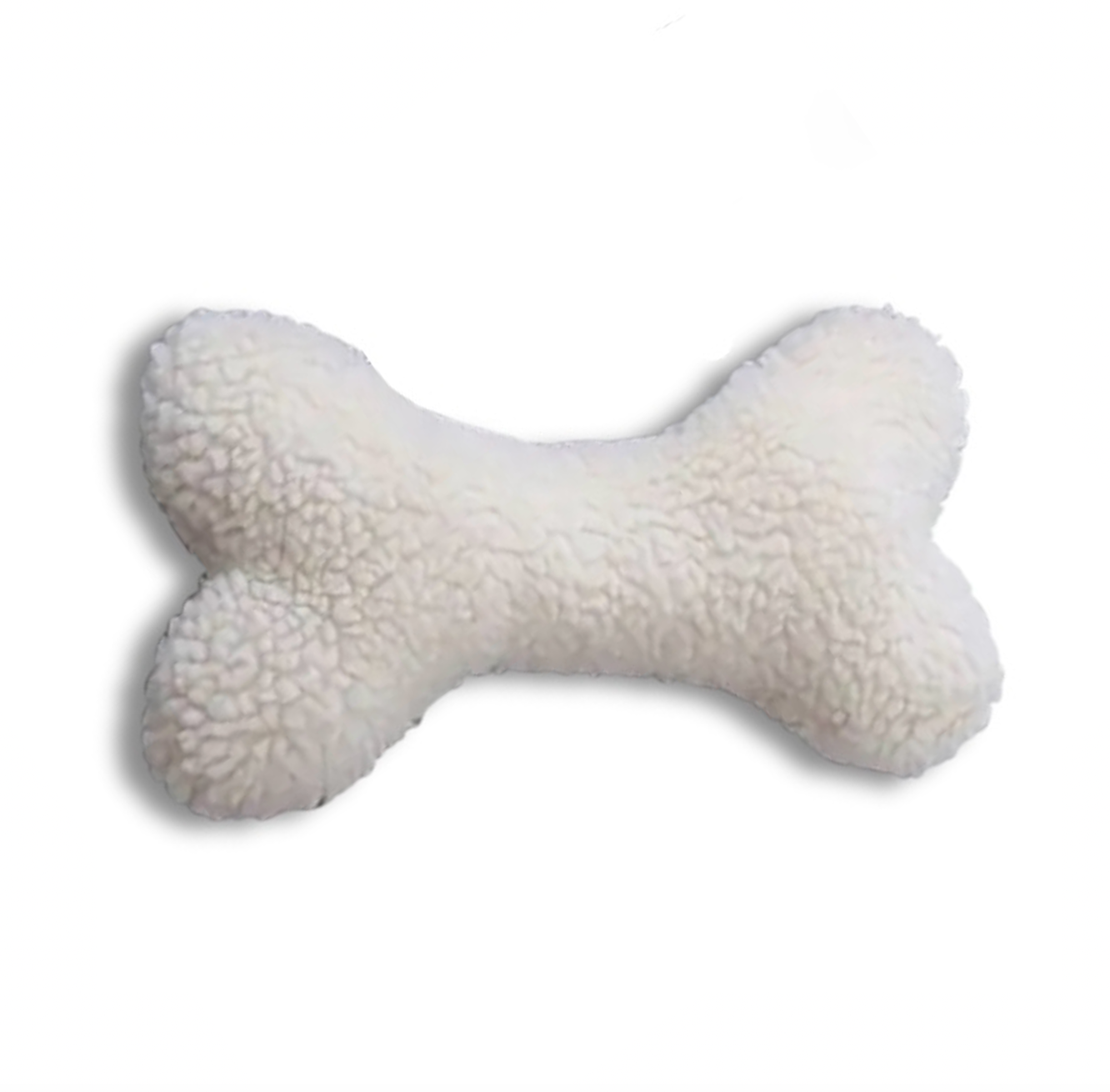 Hundespielzeugknochen Plüsch - white